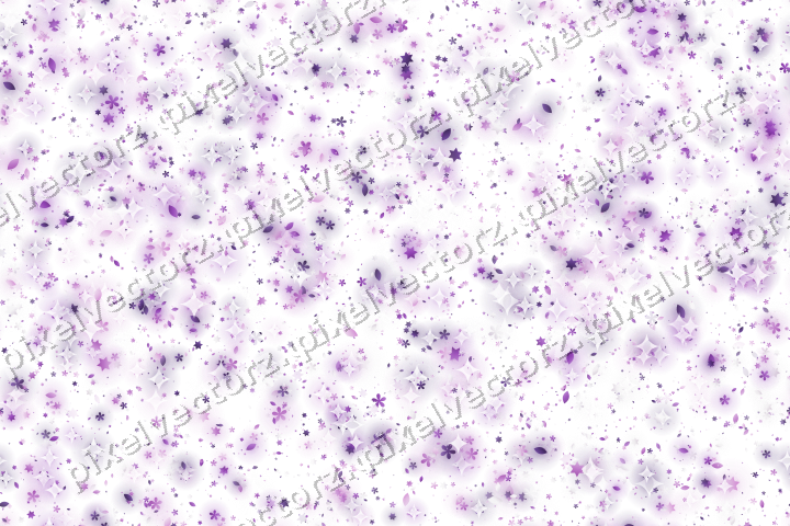 Nahtlose Glitzerstreuung in Violett auf transparentem Grund