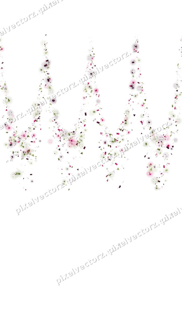 Nahtlose Glitzergirlande in Limette und Rosa auf transparentem Grund