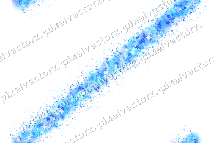 Nahtloser Glitzerbogen in Türkis und Blau auf transparentem Grund