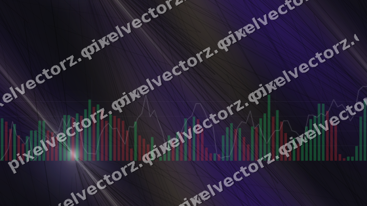Nahtloser Neon Diagramm Hintergrund in Blau und Violett