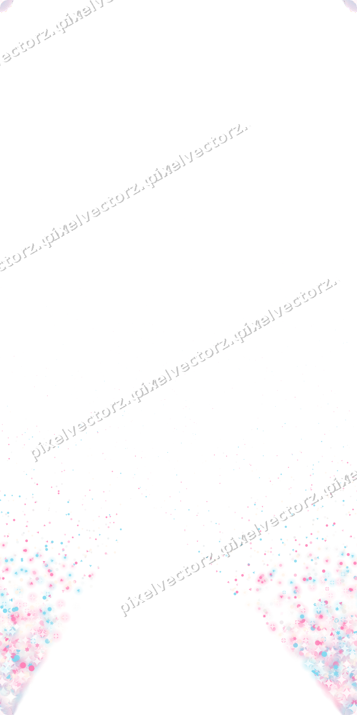 Nahtloser Glitzerfächer in Rosa und Türkis auf transparentem Grund