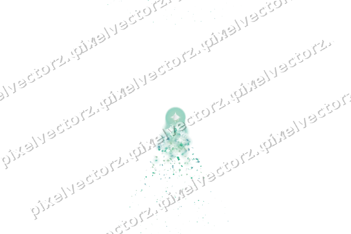 Nahtloser Glitzerfächer aus Herzen und Tropfen auf transparentem Grund