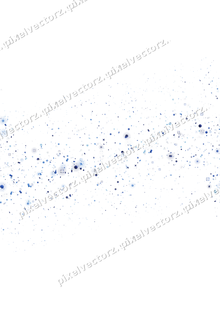 Nahtloses Glitzerband aus Sternen und Punkten auf transparentem Grund