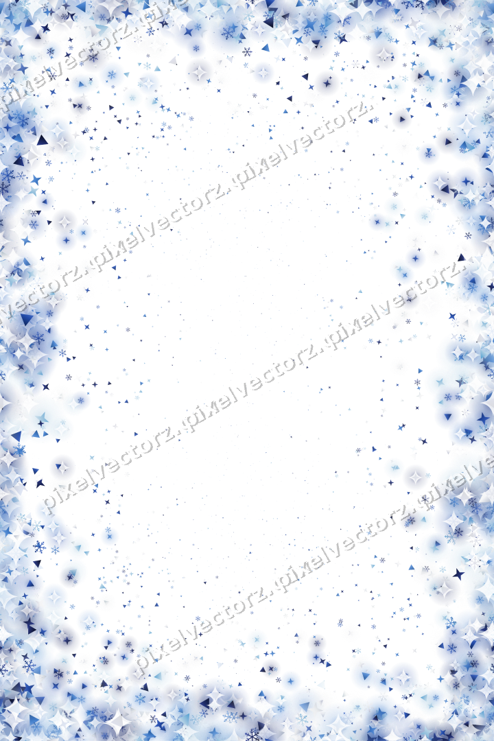 Nahtlose Glitzervignette in Blau und Türkis auf transparentem Grund
