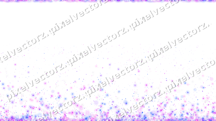 Nahtloser Glitzeraufstieg in Violett und Blau auf transparentem Grund