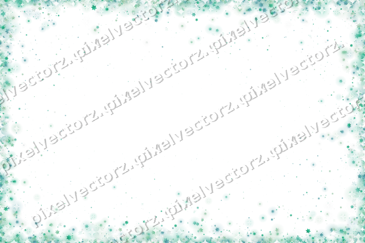 Nahtlose Glitzervignette aus Sternen in Grün auf transparentem Grund