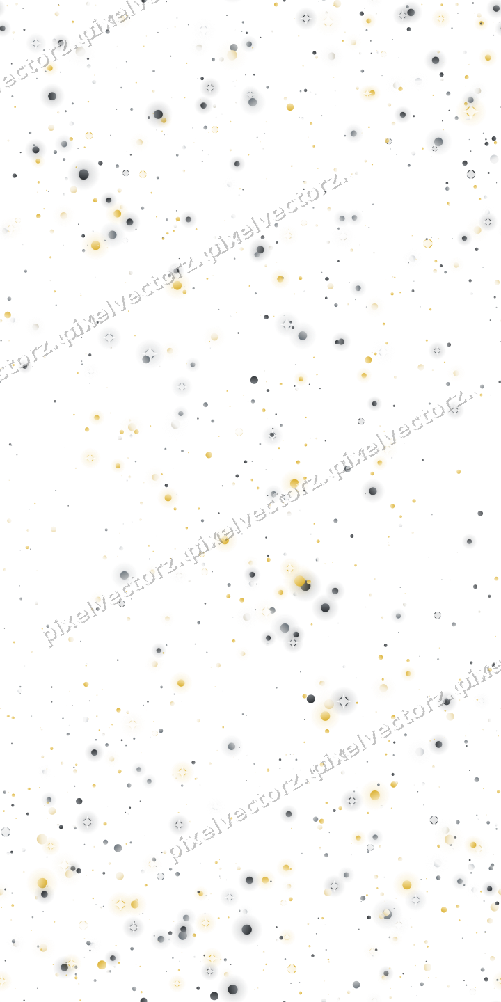 Nahtloser Glitzerkranz aus Punkten auf transparentem Grund