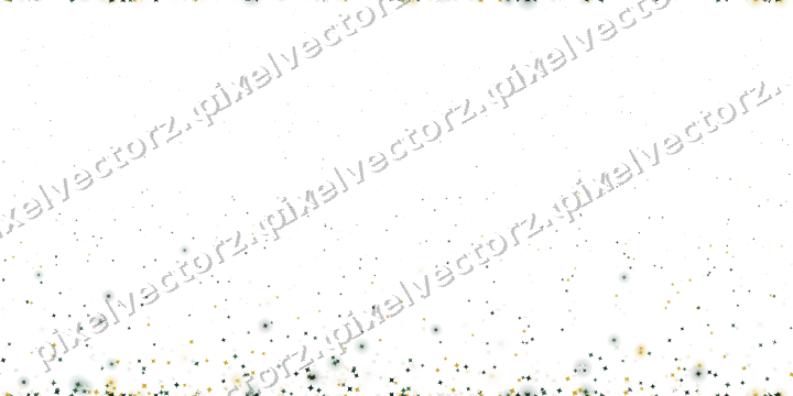 Nahtloser Glitzeraufstieg aus Funken auf transparentem Grund