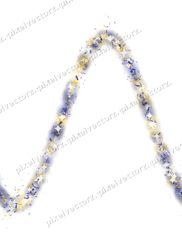 Nahtlose Glitzerwelle aus Sektgläsern auf transparentem Grund