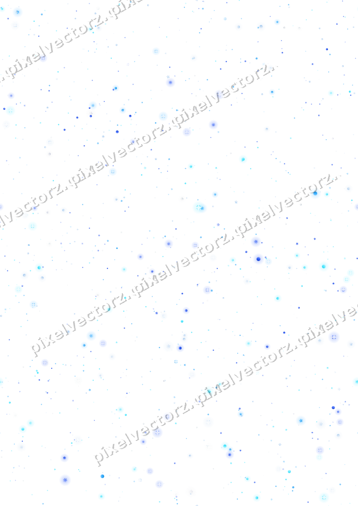 Nahtlose Glitzerstreuung in Türkis und Blau auf transparentem Grund