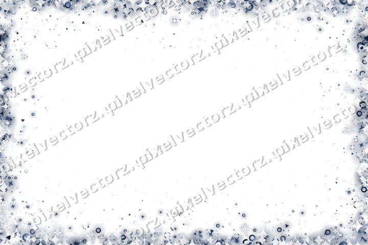 Nahtlose Glitzervignette in Dunkelblau auf transparentem Grund