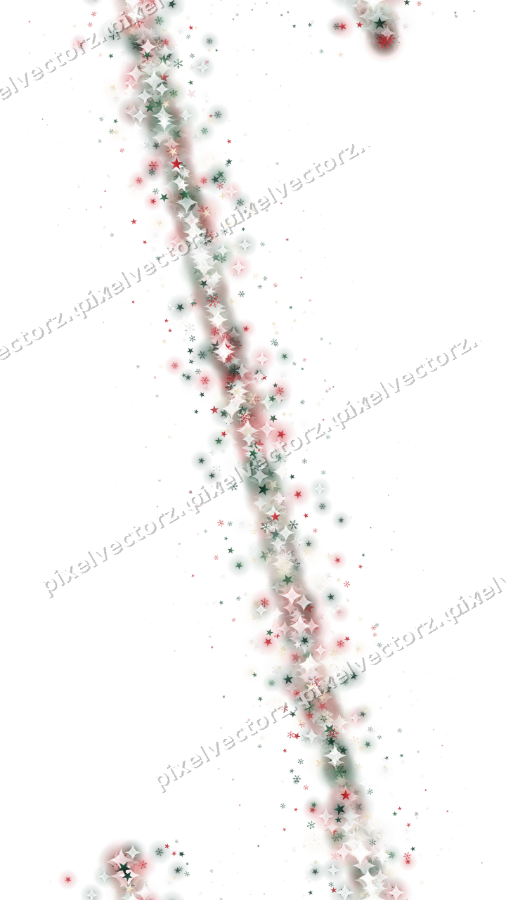 Nahtloses Glitzerband in Dunkelgrün und Rot auf transparentem Grund