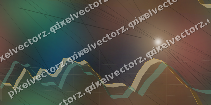 Nahtloser Neon Diagramm Hintergrund in Bernstein und Grün