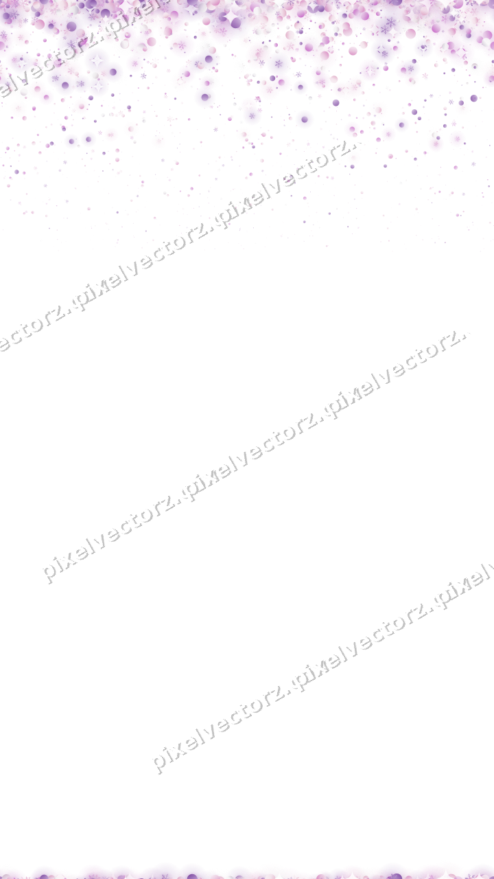 Nahtloser Glitzerregen in Magenta und Violett auf transparentem Grund