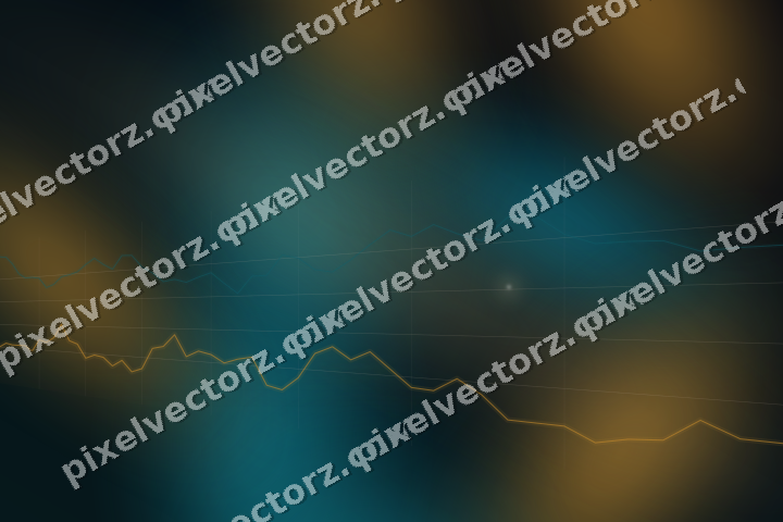 Leuchtender Neon Diagramm Hintergrund in Bernstein und Petrol