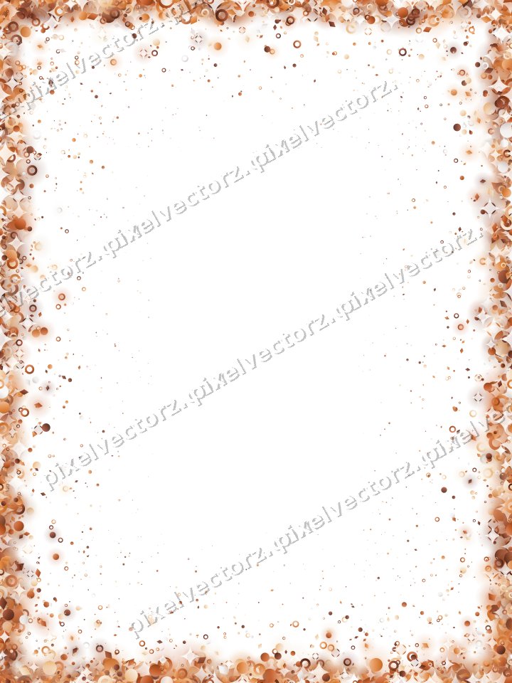 Nahtlose Glitzervignette auf transparentem Grund