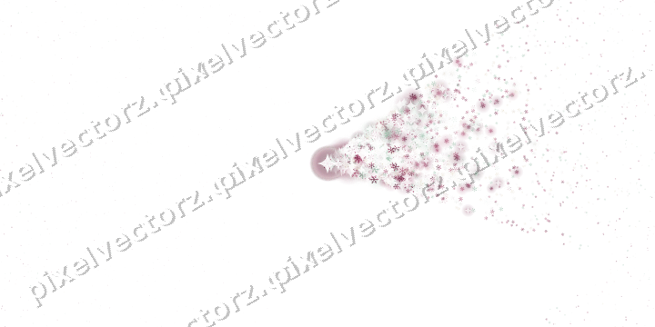 Nahtloser Glitzerfächer aus Schneeflocken auf transparentem Grund
