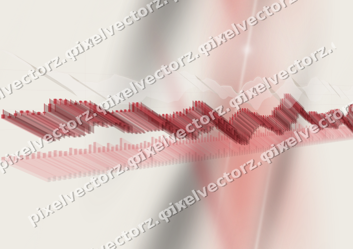 Nahtloser Pastell Diagramm Hintergrund in Rot und Blassbernstein
