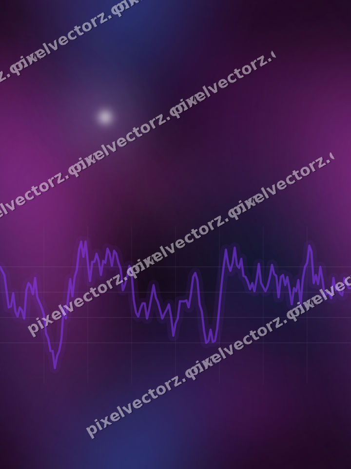 Nahtloser Neon Diagramm Hintergrund in Violett und Blau