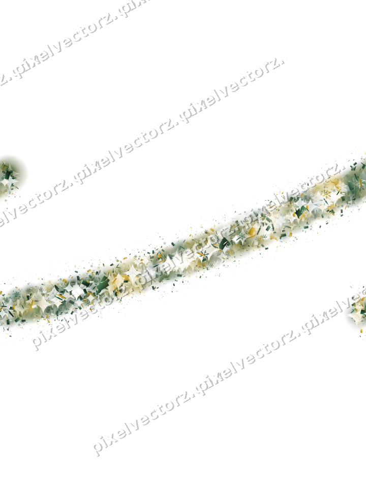 Nahtloser Glitzerbogen in Dunkelgrün auf transparentem Grund