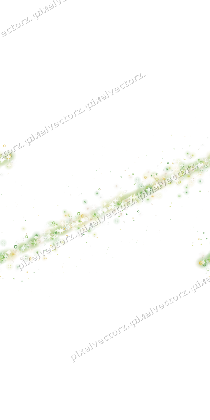 Nahtloses Glitzerband in Limette und Gelb auf transparentem Grund