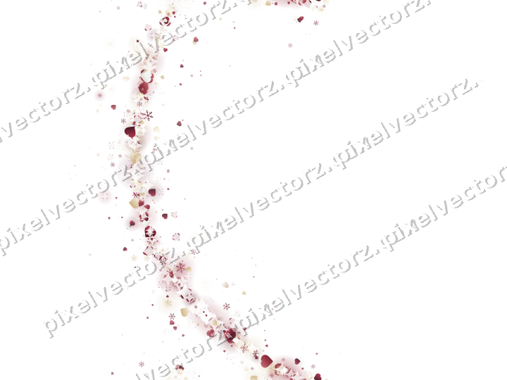 Nahtloser Glitzerbogen in Dunkelrosa und Rot auf transparentem Grund