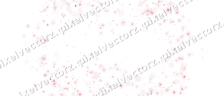 Nahtloser Glitzerkranz in Blassrosa auf transparentem Grund