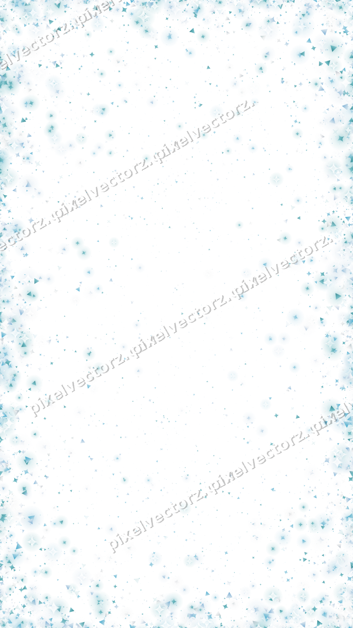 Nahtlose Glitzervignette in Türkis auf transparentem Grund