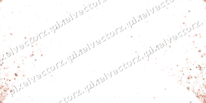 Nahtloser Glitzerfächer aus Blüten und Ringen auf transparentem Grund