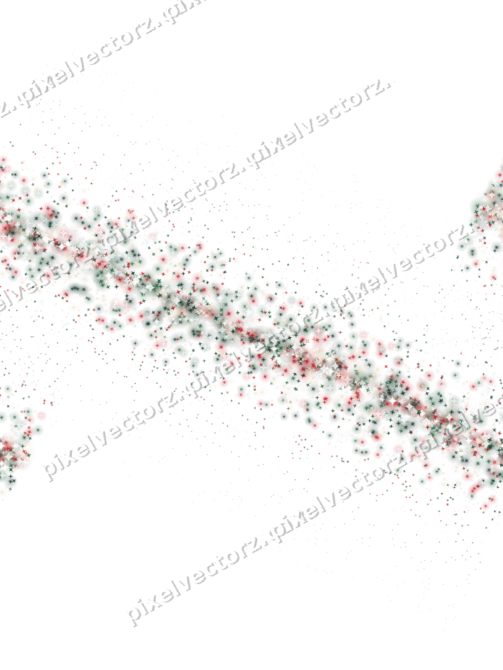 Nahtloses Glitzerband aus Sternen auf transparentem Grund