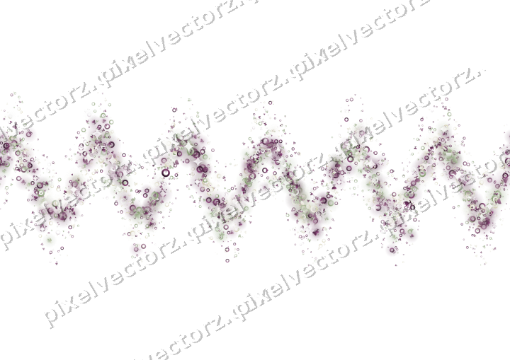 Nahtlose Glitzerwelle in Dunkelmagenta auf transparentem Grund