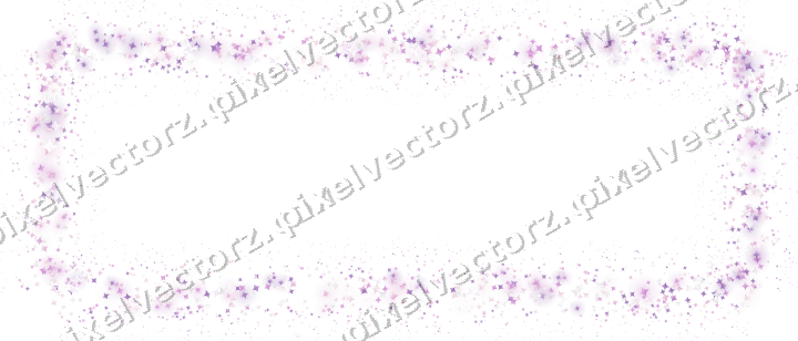 Nahtloser Glitzerrahmen aus Funken in Magenta auf transparentem Grund