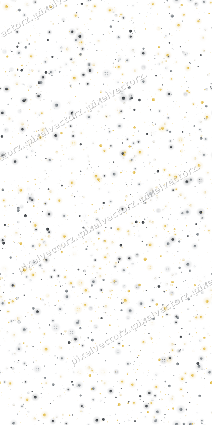 Nahtlose Glitzerstreuung aus Punkten auf transparentem Grund