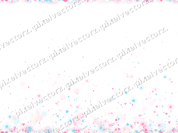 Nahtloser Glitzeraufstieg in Rosa und Türkis auf transparentem Grund
