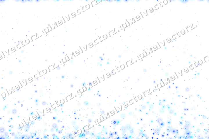 Nahtloser Glitzeraufstieg in Türkis und Blau auf transparentem Grund
