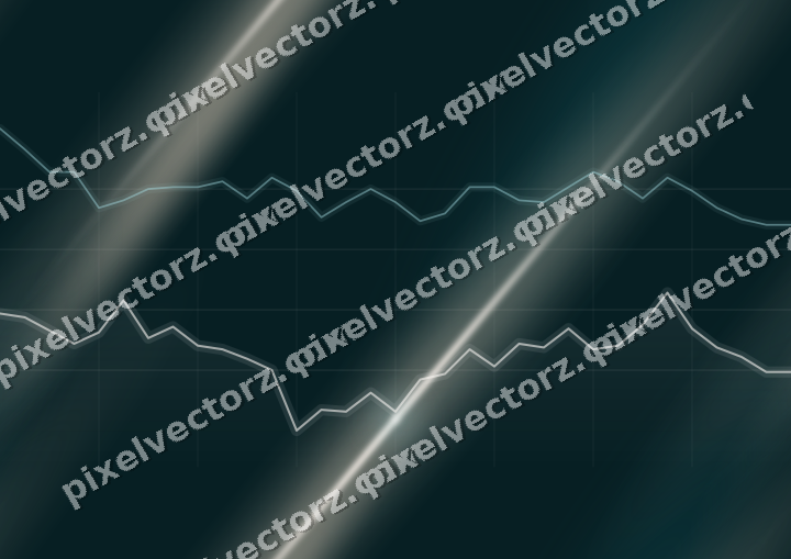Nahtloser Neon Diagramm Hintergrund in Dunkelpetrol und Orange