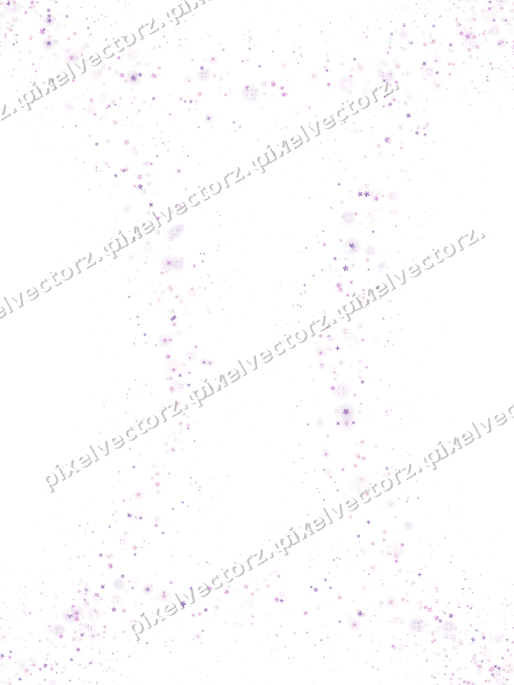 Nahtloser Glitzerkranz aus Sternen und Blüten auf transparentem Grund
