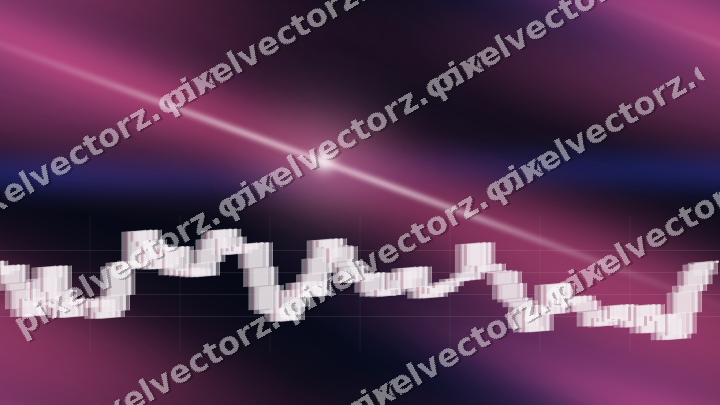 Nahtloser Neon Diagramm Hintergrund in Rosa und Blau