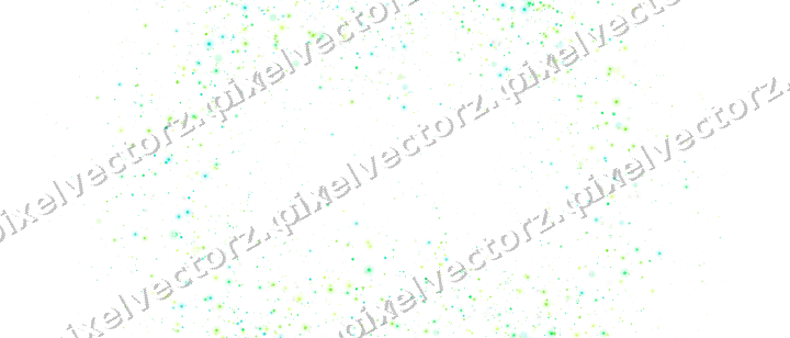 Nahtloser Glitzerkranz aus Sternen und Blüten auf transparentem Grund