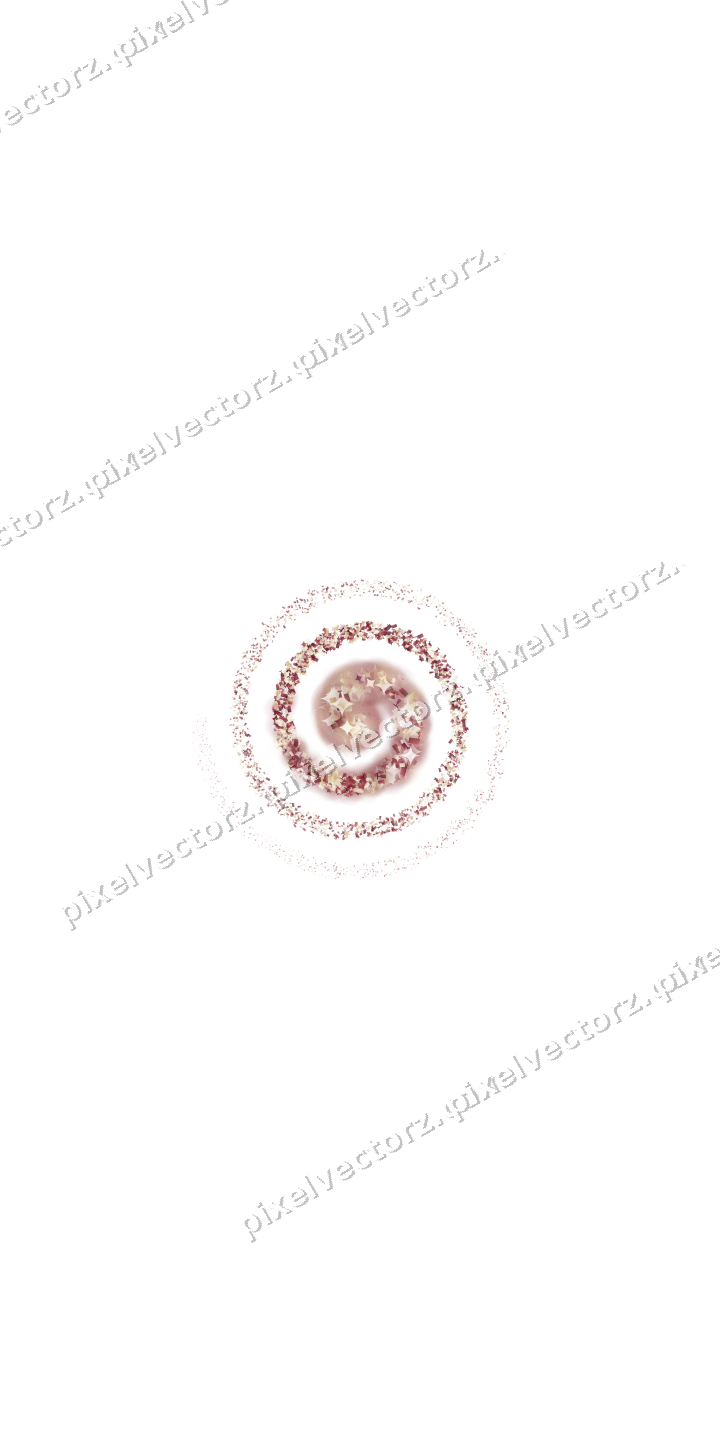 Nahtlose Glitzerspirale in Dunkelrosa und Rot auf transparentem Grund