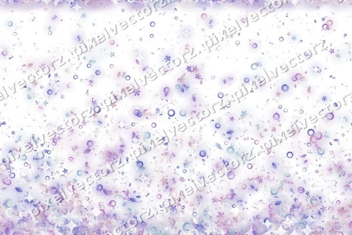 Nahtloser Glitzeraufstieg in Violett und Blau auf transparentem Grund