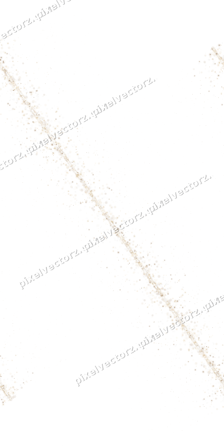 Nahtloses Glitzerband aus Tropfen in Bernstein auf transparentem Grund