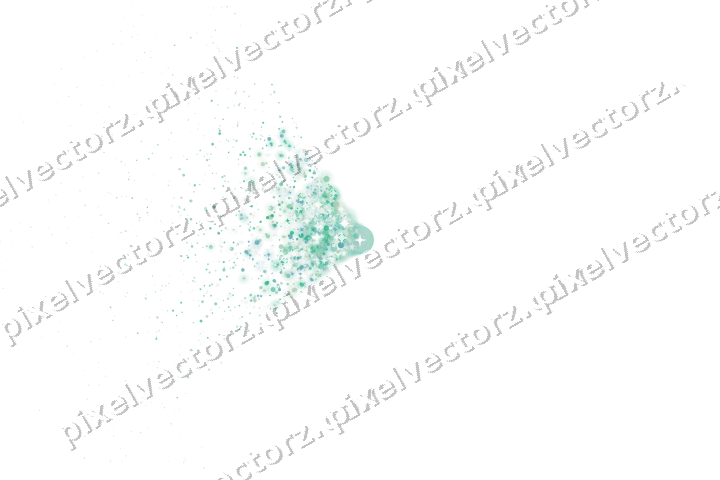 Nahtloser Glitzerfächer aus Sternen und Funken auf transparentem Grund