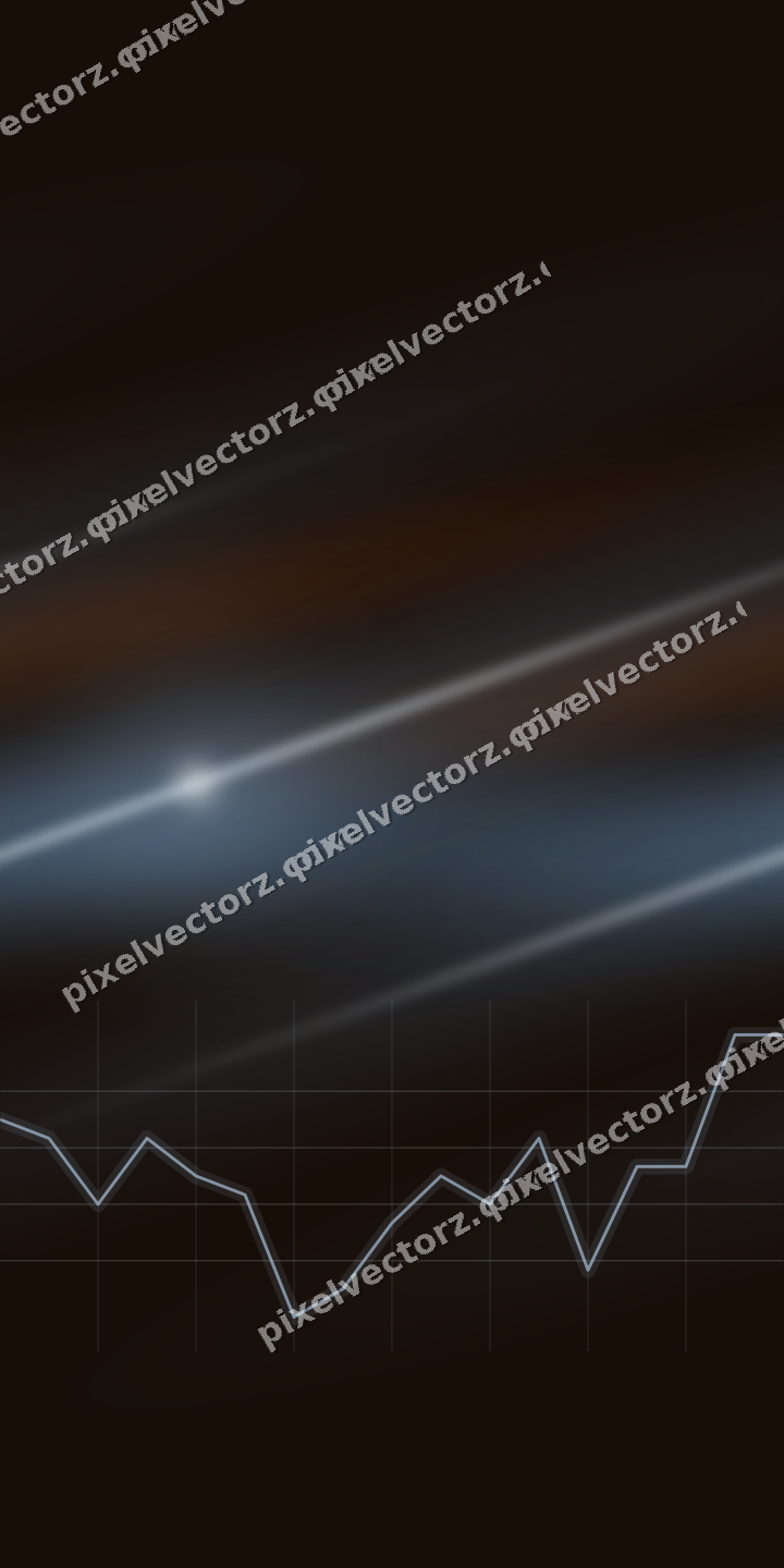 Nahtloser Neon Diagramm Hintergrund in Blau und Orange