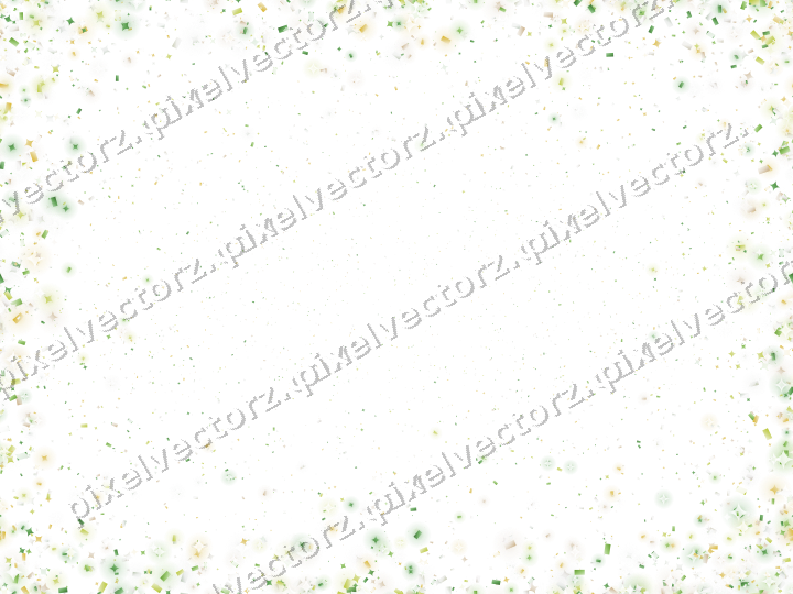 Nahtlose Glitzervignette in Limette und Gelb auf transparentem Grund
