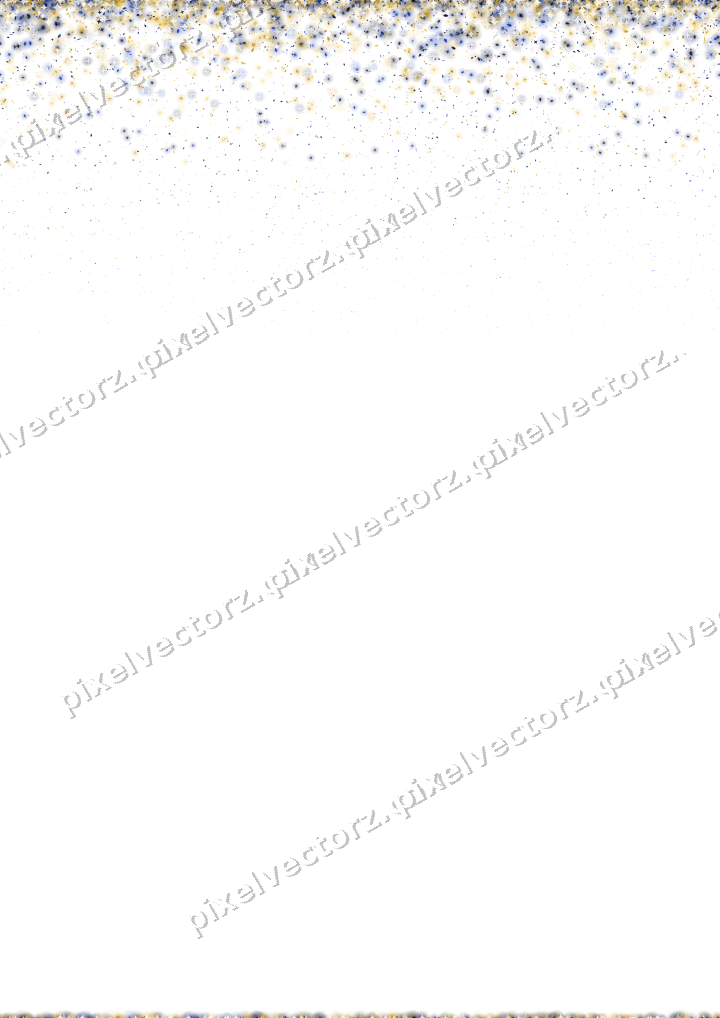 Nahtloser Glitzerregen aus Sternen und Tropfen auf transparentem Grund