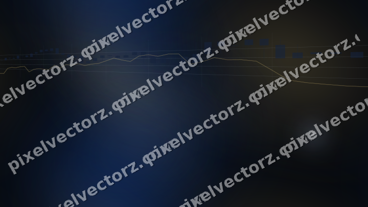 Nahtloser Neon Diagramm Hintergrund in Blau und Bernstein