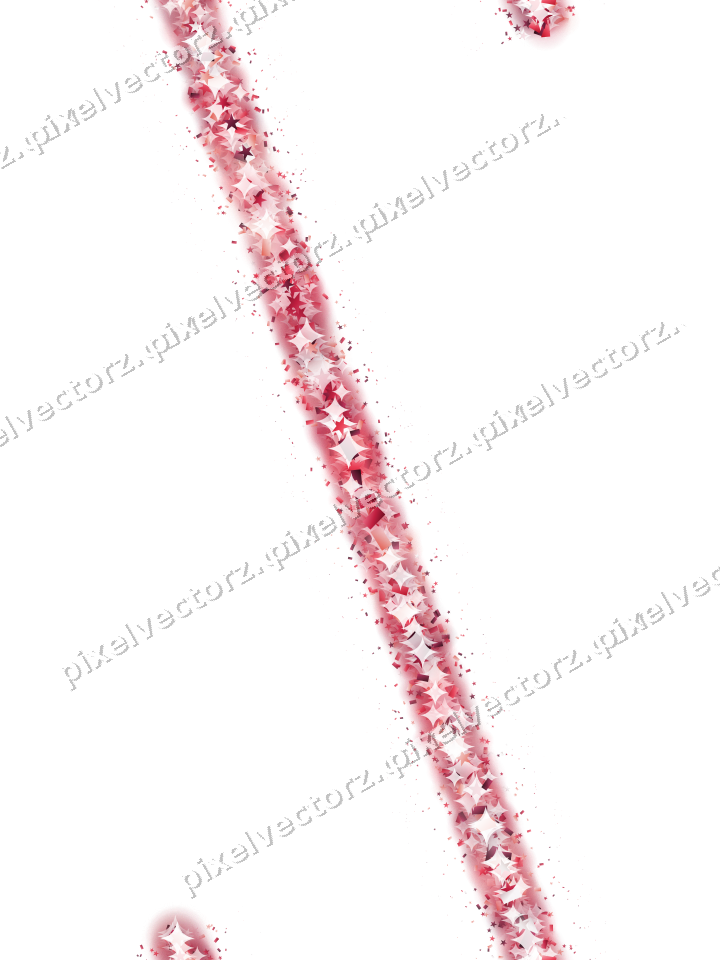 Nahtloser Glitzerbogen in Rosa und Rot auf transparentem Grund