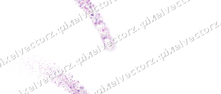 Nahtloser Sternenschweif in Magenta auf transparentem Grund