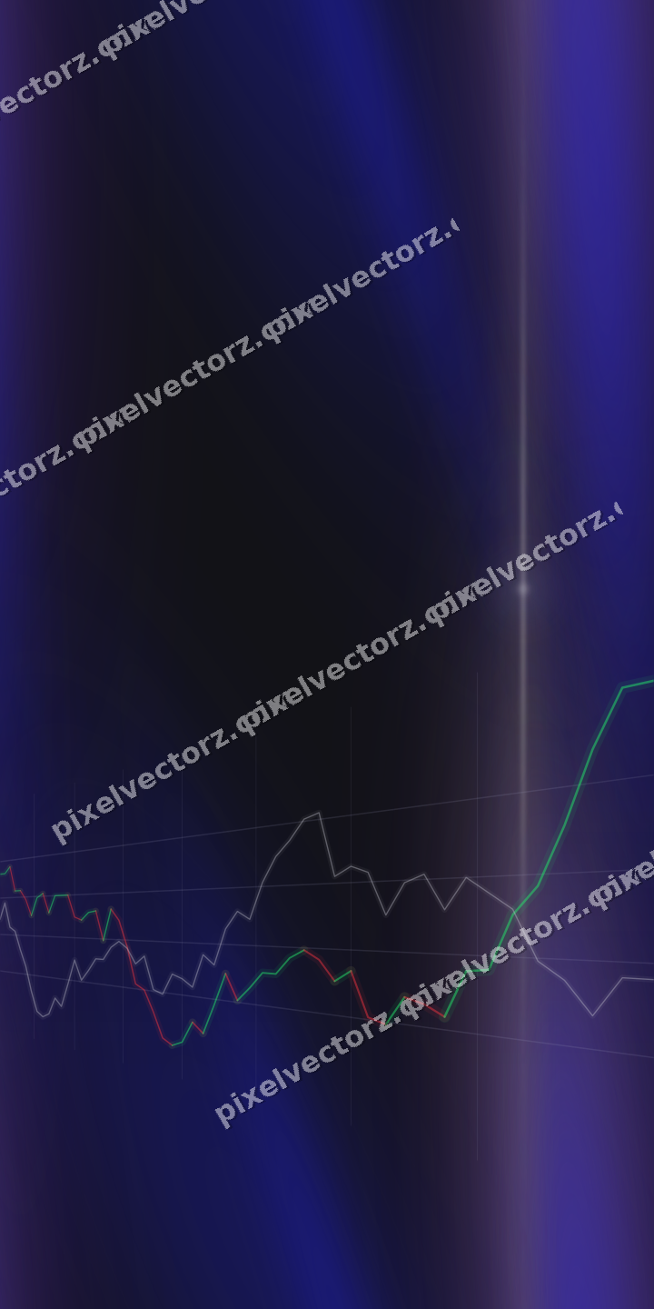 Nahtloser Neon Diagramm Hintergrund in Blau und Violett